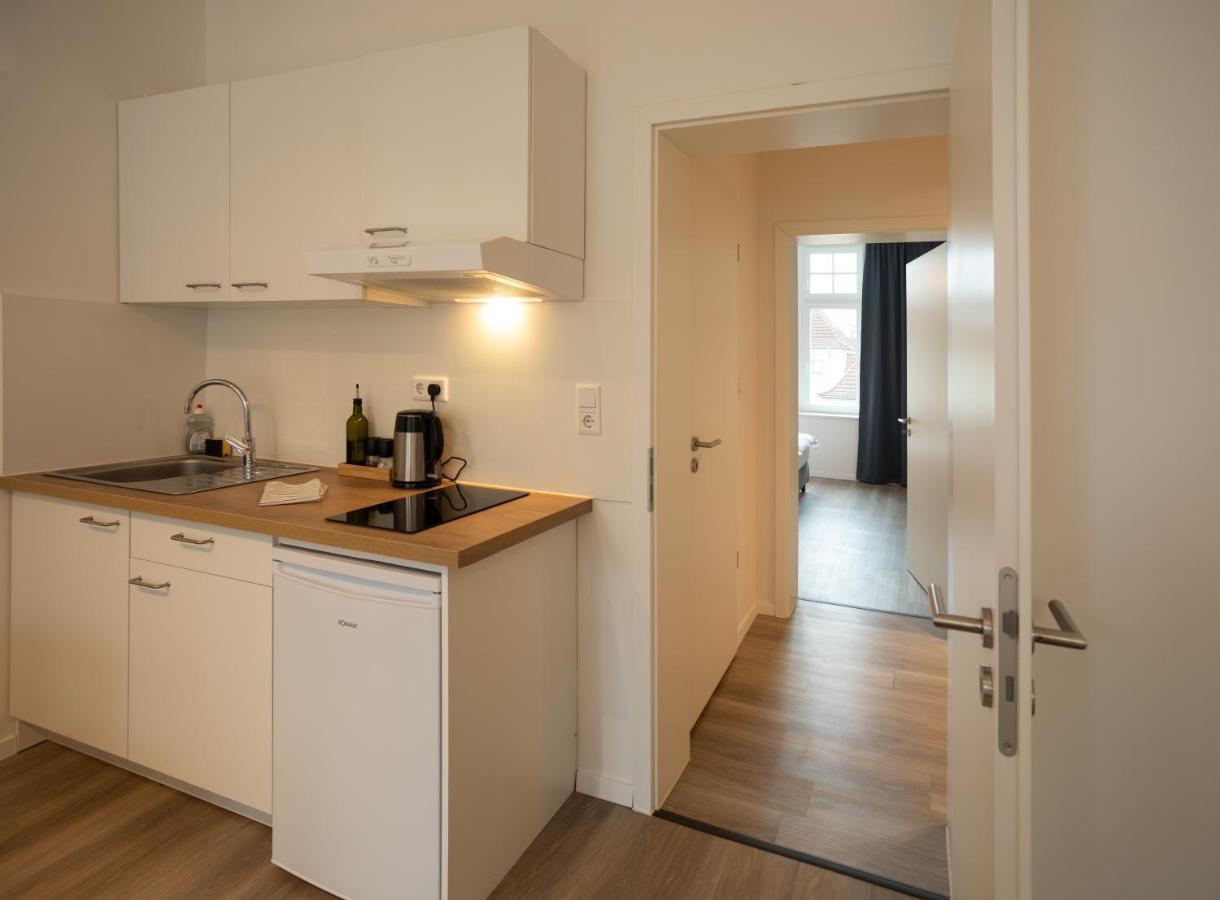 Jaybnb - Apartment Direkt Am Hafen Mit Terrasse Und Uhd Tv Dortmund Bagian luar foto